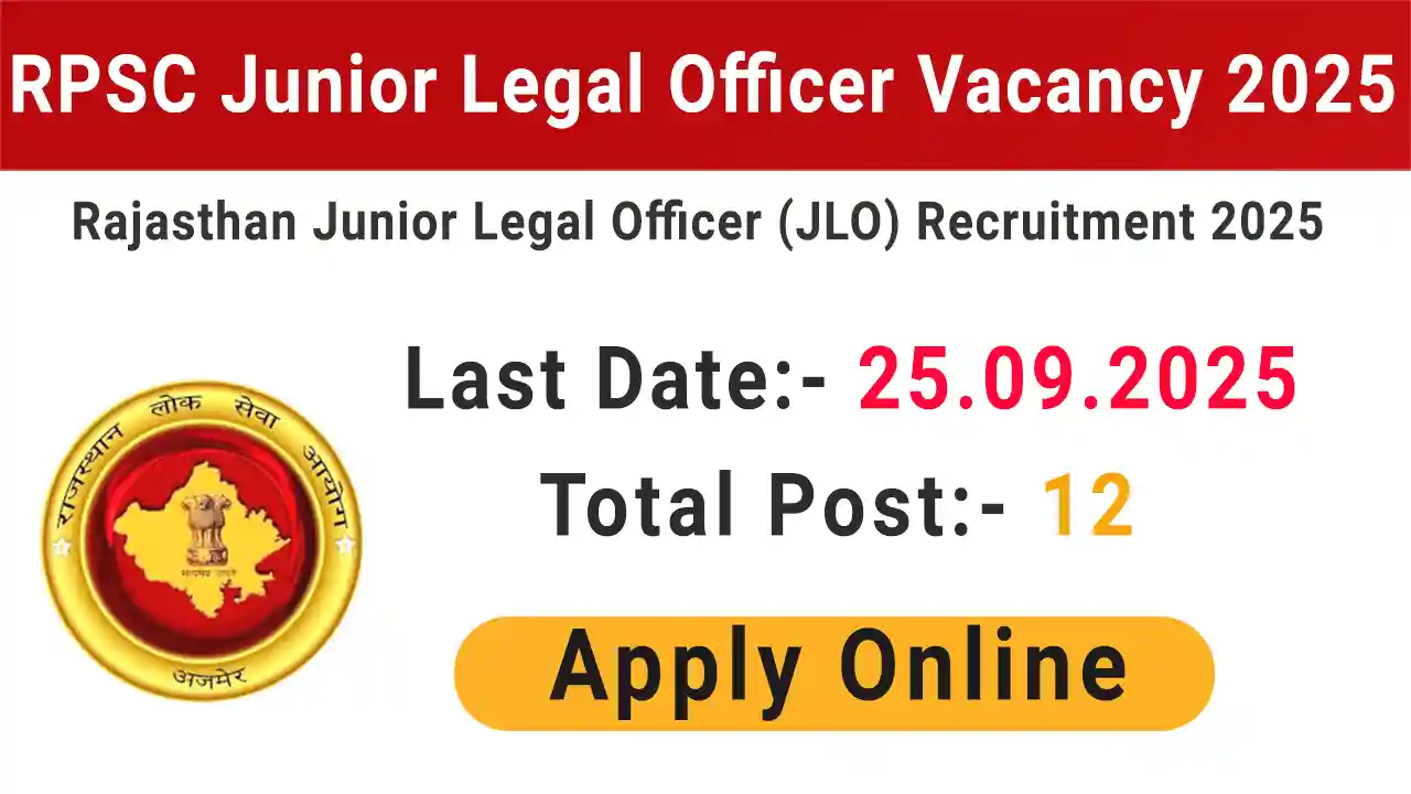 RPSC JLO Recruitment 2025